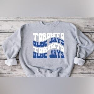 Toronto Blue Jays Wavy Crewneck